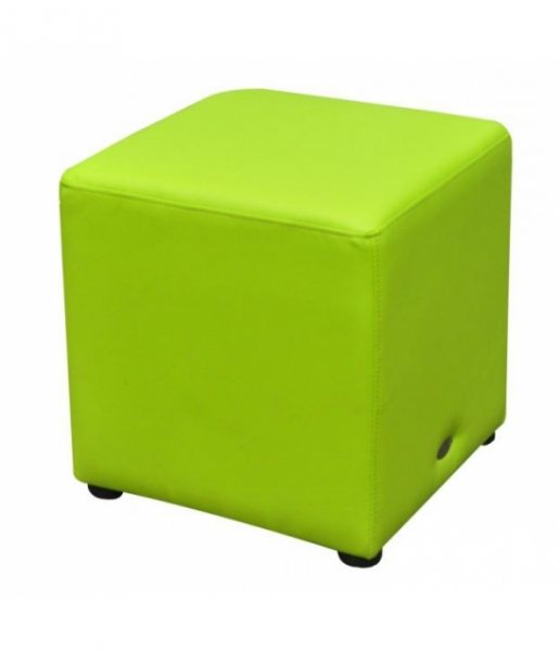 Cube Ottoman Green Lo