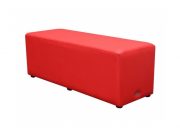 Rectangle Ottoman Red Lo